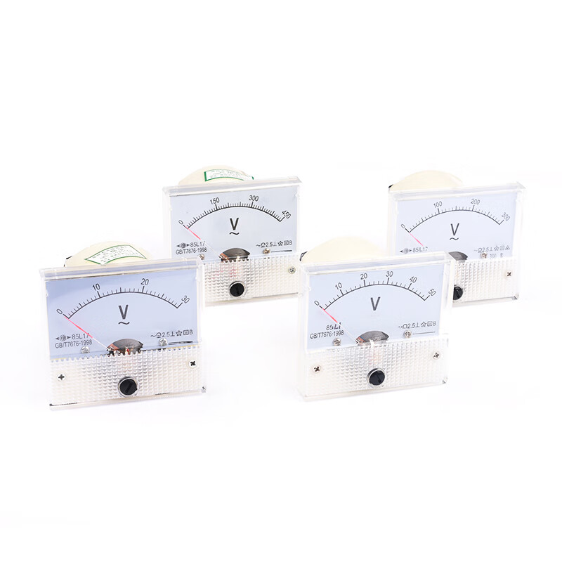 Zejie 85L17 type 30v 50v 300v 450v AC pointer voltmeter head 85C17 analog mechanical type AC 450V