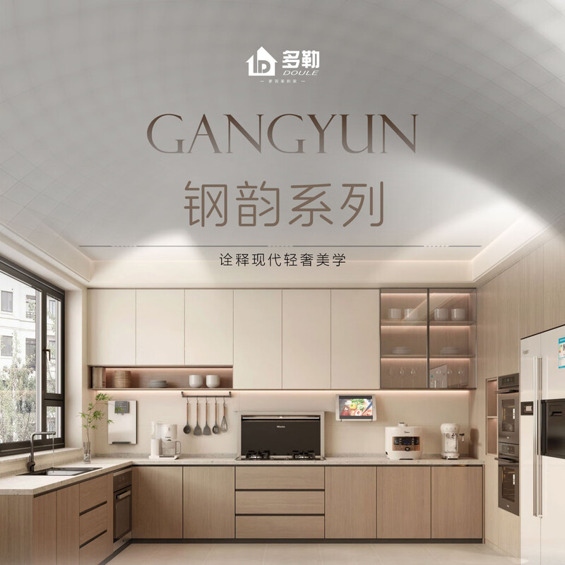 Dole Steel Rhyme Series Modern Simple Style Customized Stainless Steel Cabinets