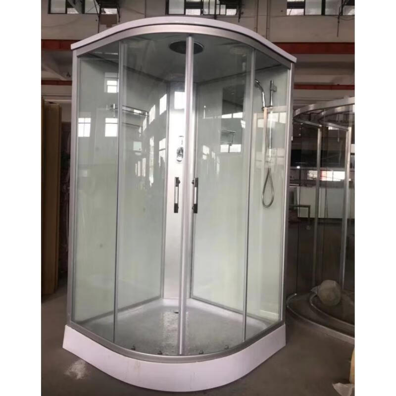 Jomoo 2024 New Luxurious Integrated Shower Room Home Indoor Simple Fan-Shaped Bathroom Integrated Customized Bathroom Black Series Does Not Contain Steam