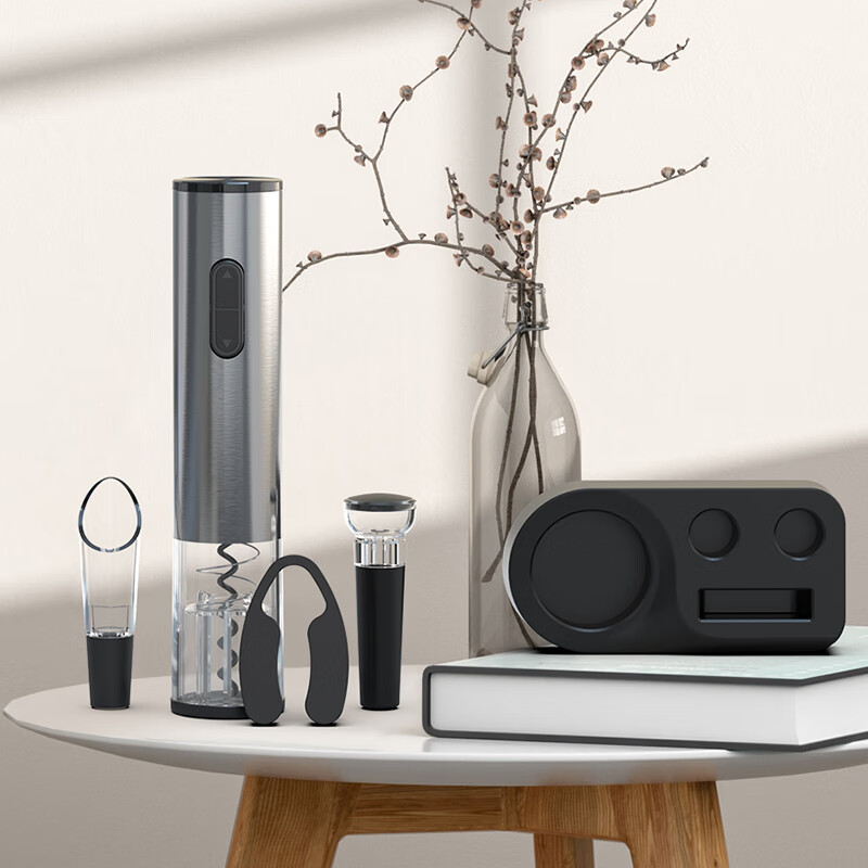 CLITON electric wine bottle opener wine opener household multi-functional screwdriver bottle opener set stainless steel electric wine bottle opener set