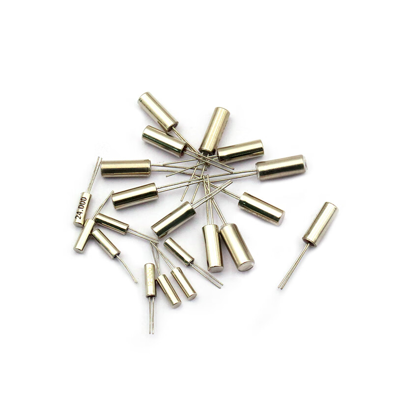 Dafuri 3x8 cylindrical passive crystal oscillator 32.768K quartz crystal 2x6 quartz crystal 6MHZ 8 12 16 2x6 12MHZ (10 pieces)