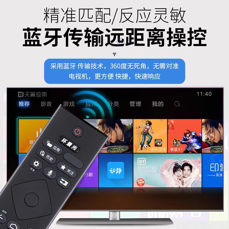Philips TV remote control original 55/75PUF8696/T3/85PPU8598/8566/OLED866 original remote control - with voice