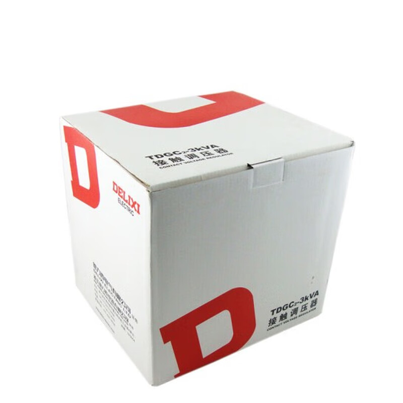 Delixi voltage regulator TDGC2 series household 3KW single-phase contact voltage regulator 1KV manual voltage regulator TDGC2-0.5K