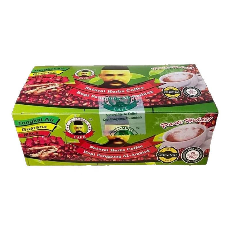 KITE KONNECT Tongkat Ali Malaysian Men's Coffee Instant Energy Old Man's Head Herbal Original Imported Tongkat Ali Original Coffee 3 Packs