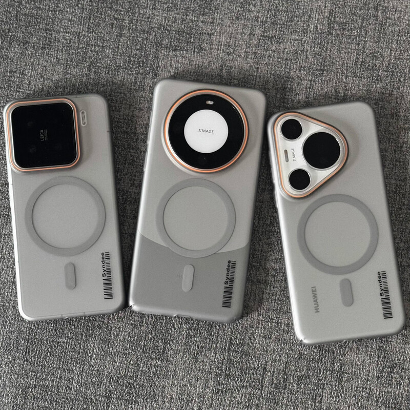 Quansu ins style thin soft gauze high-end light luxury suitable for Xiaomi 15Pro mobile phone case 17pro new Huawei mate70Pro magnetic matte skin feel Honor Magic7 men and women magnetic matte titanium gray soft sand PC Honor Magic7 Pro