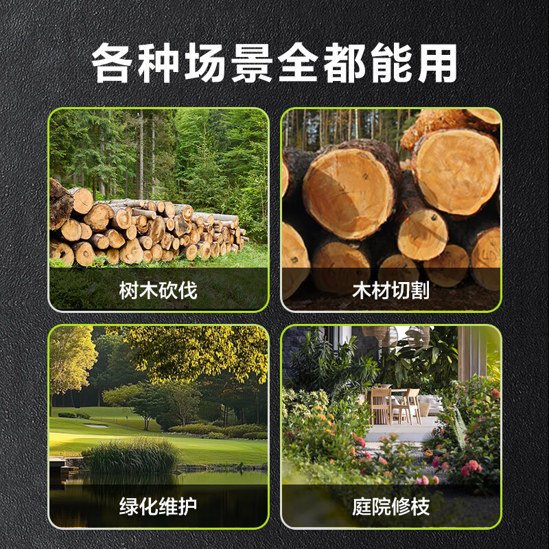 Deli rechargeable electric chainsaw household saw firewood electric chain saw handheld high-power lithium-electric logging saw 12 inches