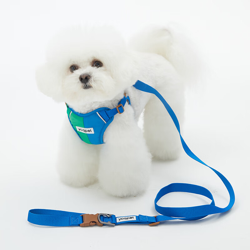 Ycqpet dog leash reflective chest harness small dog vest style dog leash dog leash dog chain dog leash Y15 green M