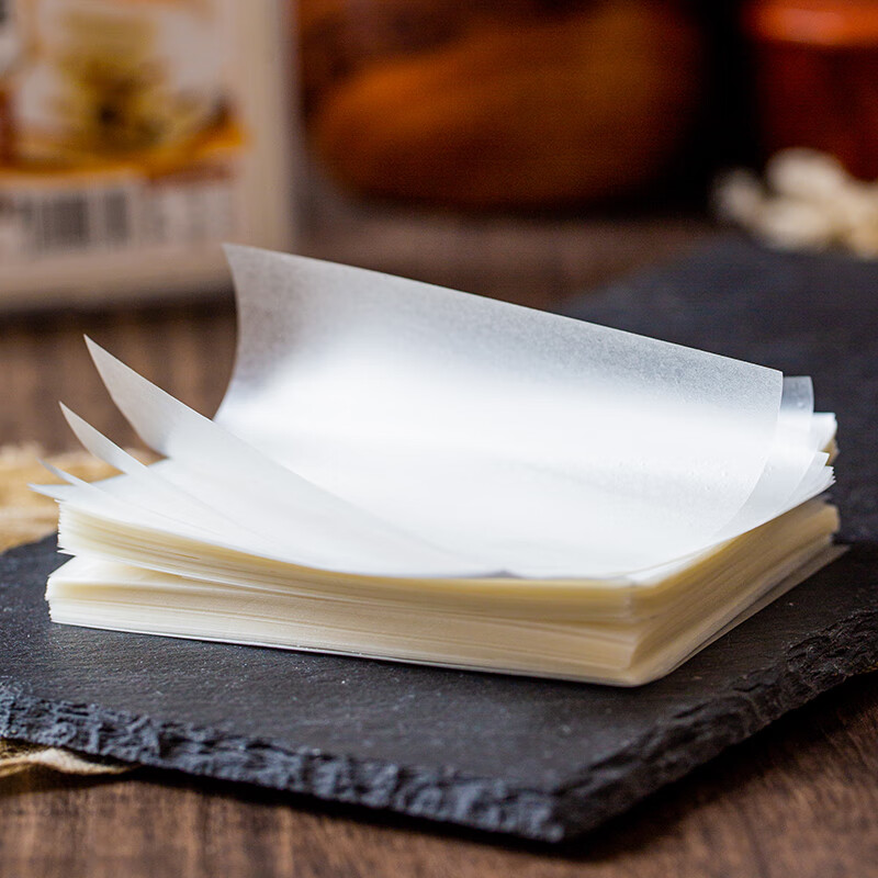 Yunshan half-large sheet of glutinous rice paper 8*12cm, about 500 sheets 120g edible candy paper candied haws and snowflake cake packaging ingredients