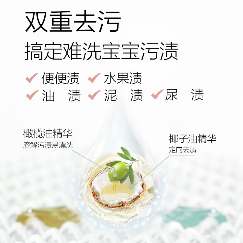 Good Dad Natural Plant Skin Friendly Laundry Detergent 1.9 catties, can be hand washed, can be used for laundry of infants, pregnant women and children, soft and refreshing fragrance