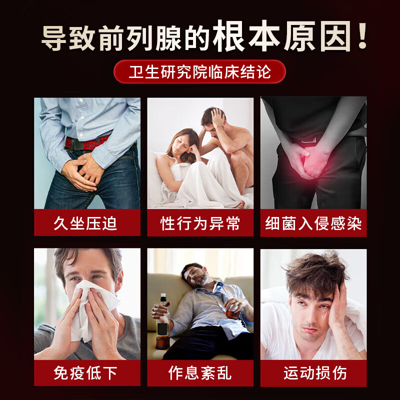 Dr.Velor Lycopene Saw Palmetto Prostatitis Frequent urination Urinary urgency Incomplete urination Nocturia Multiple hyperplasia Calcification Perineal pain