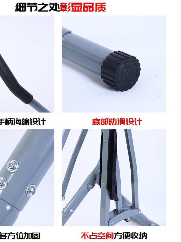 Elliptical machine for home use, space walker for middle-aged and elderly people, walking machine, foldable and silent, front and rear, left and right rotation fitness equipment, black, foldable and silent