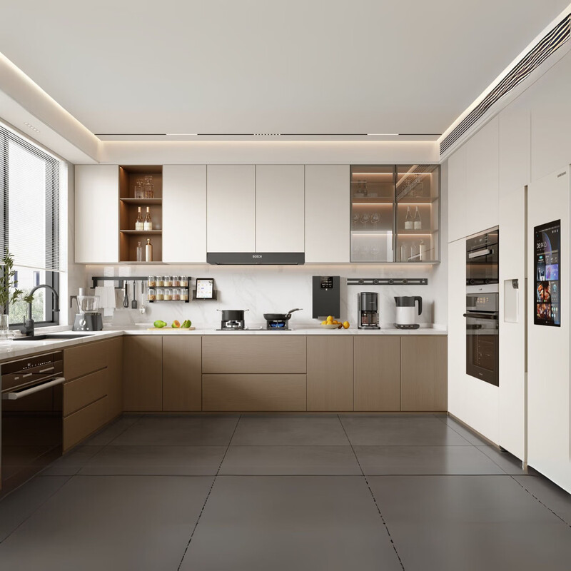 Dole Steel Rhyme Series Modern Simple Style Customized Stainless Steel Cabinets