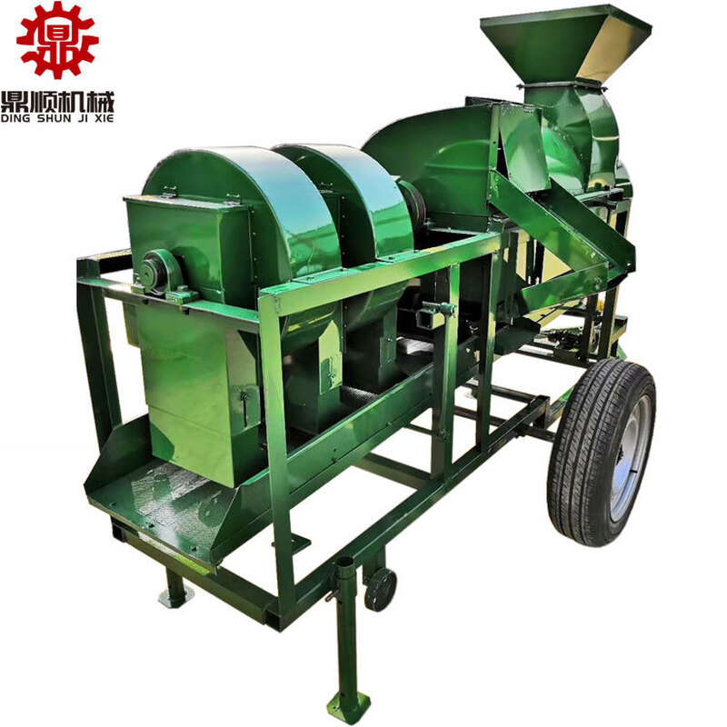 Kezitu large multi-functional corn threshing machine tractor with soybean sorghum wheat millet rape automatic threshing machine small threshing machine (bare machine)