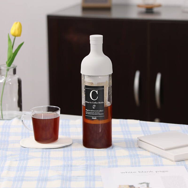 HARIO cold brew coffee pot heat-resistant glass cold brew pot with filter coffee cold brew pot cold brew glass pot 650ml