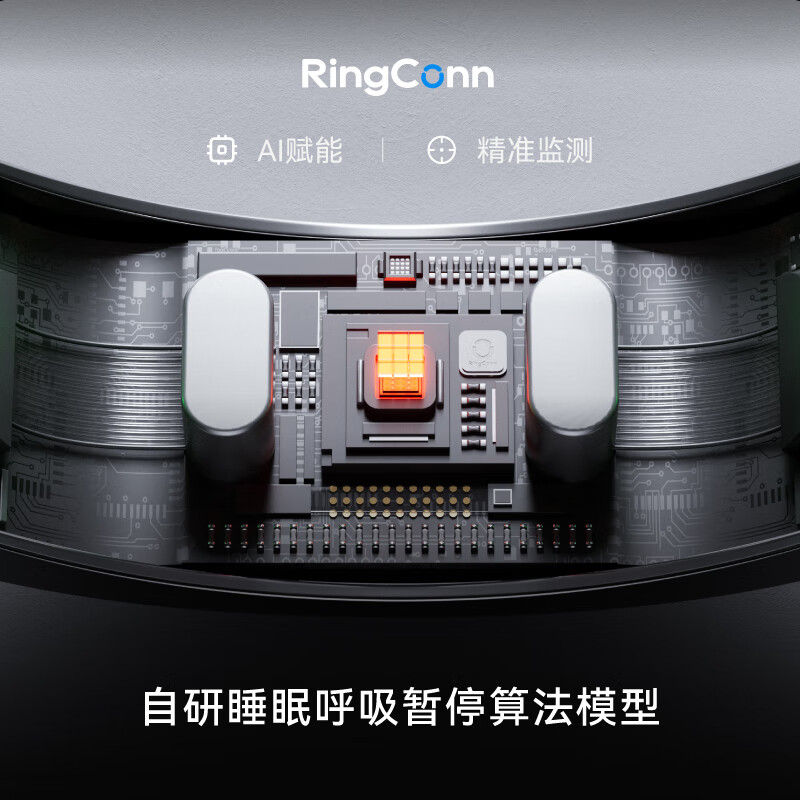 RingConn Gen 2 Smart Ring Sleep Apnea Monitoring Heart Rate Variation Blood Oxygen Women’s Menstrual Period Prediction Health Guidance 12 Days Long Battery Life Matte Black No. 11