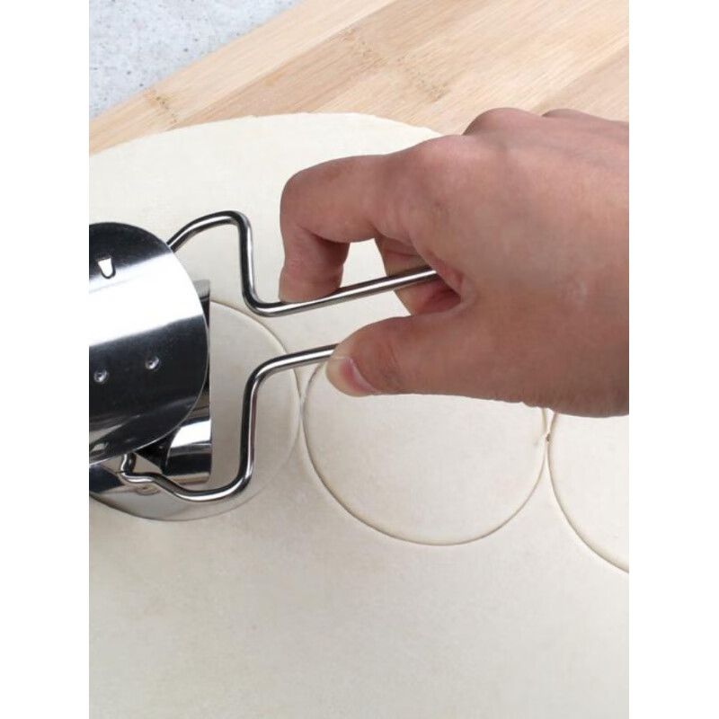 Jingxi 304 stainless steel dumpling wrapper cutting tool continuous round dumpling wrapper household dumpling making machine mold luxury dumpling wrapper cutting 4-piece set