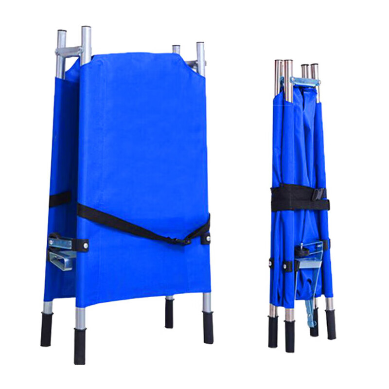 Minggu Thickened Foldable Stretcher, Thickened Galvanized Steel Pipe, Emergency Rescue Stretcher Trolley, Bearing Approximately 300 Jin CW097378