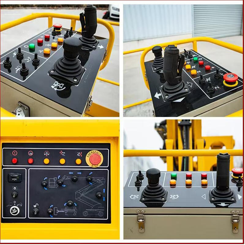 Ni Zhier fully self-propelled telescopic boom lift diesel electric aerial vehicle 18 meters factory maintenance aerial work 12 meters deposit