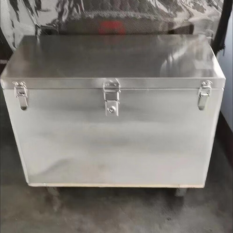 An Junsheng stainless steel tool box large waterproof fully welded home appliance repair vehicle multi-functional mobile wheeled storage box customized 40 long * 25 wide * 25 high 1.5 thick with hydraulic rod