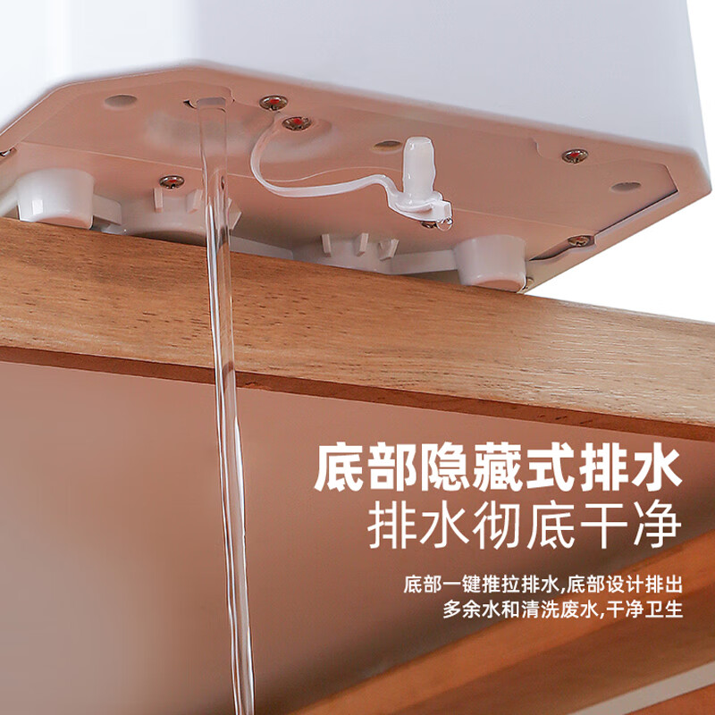 Seager ice machine small household dormitory mini ice cube maker fully automatic ice storage student dormitory bullet ice office desktop fast ice output 15kg bottom water output basic model full ice self-stop + bottom drainage 9 bullets of ice at a time