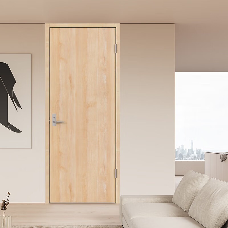 Panasonic Japanese simple custom paint-free wooden composite bedroom bathroom door MJZA2F10 EW Akita off-white