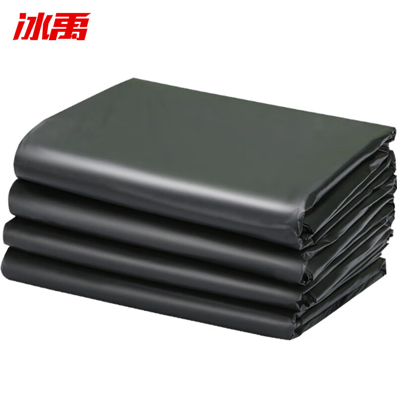 Bingyu BYQ-675 sanitation property thickened garbage bag large garbage bag black plastic bag 100*120cm flat mouth 100 pieces