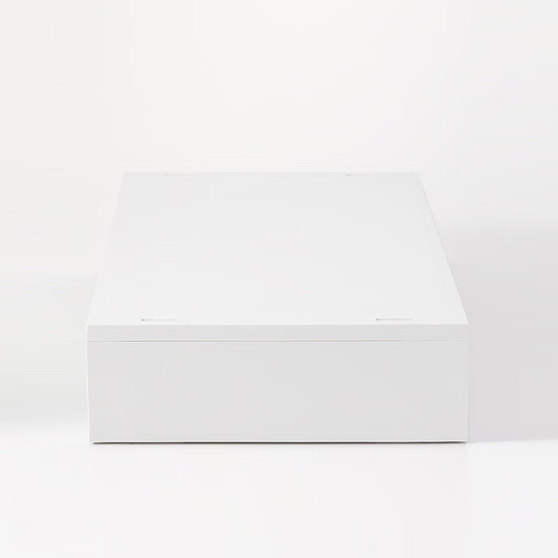 MUJI polypropylene storage box drawer type storage box storage box can be combined wide/thin/off-white 3S 37*26*9cm