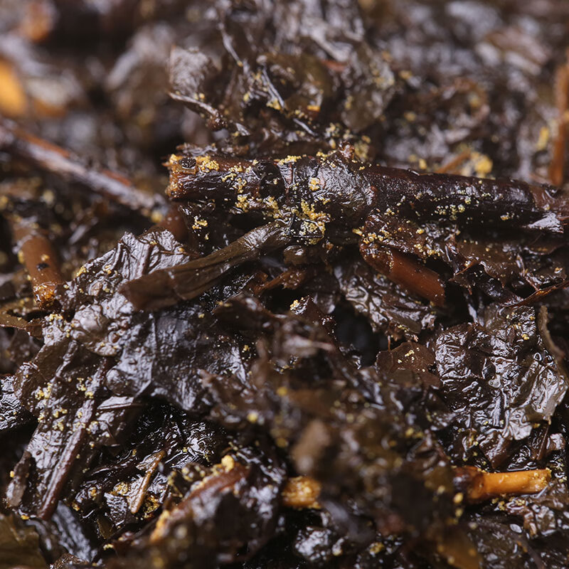 Little Senior Sister Reviews Tea Baishaxi Handmade Fu Brick Golden Hua Fu Brick Tea Traditional Dabai Brick Anhua Black Tea 200g 2013 Handmade Fu Tea