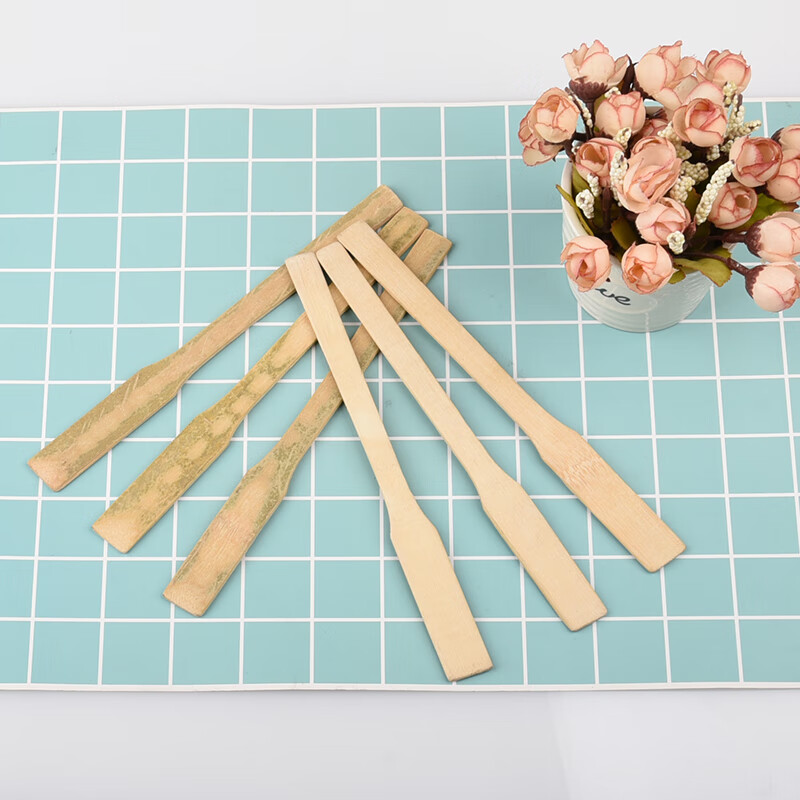 He Jiagong Chaos Stuffing Picking Board, Dumpling Making Wonton Tools, Stuffing Spoon, Bamboo Stuffing Pick, Stirring Spoon, Bamboo Chips, Bamboo Stuffing Pick, 100 Count