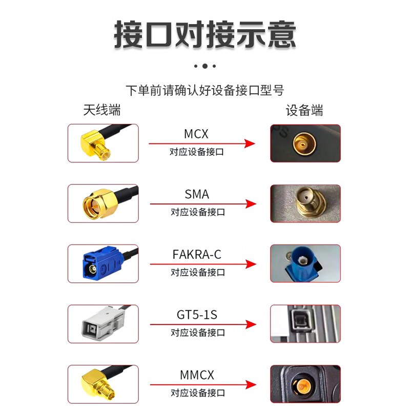 Qantop BD+GPS two-in-one antenna vehicle universal antenna (Beidou+GPS dual mode) SMA elbow 38dbi 2m QT-DS24