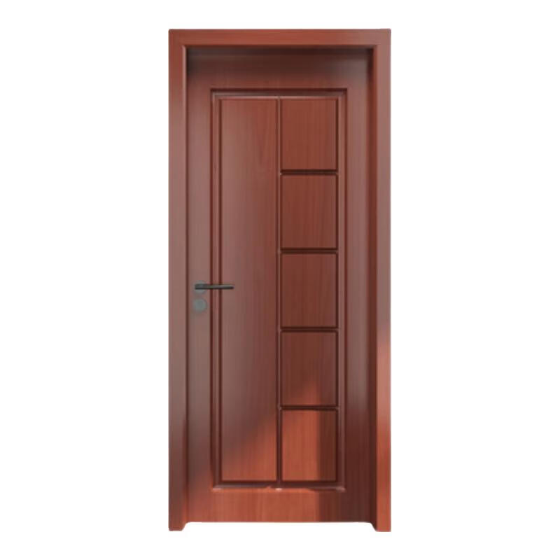 Imported pure log ebony wood room door, log gold silk pomelo, Chinese style bedroom door, painted door, high-end customization, ebony wood type A