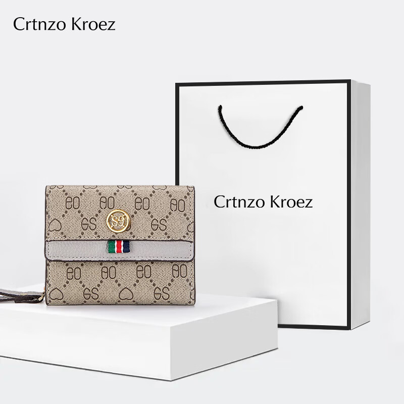 CRTNZO KROEZ Light Luxury Wallet Women's Short 2026 New Coin Purse Women's Card Holder New Year's Valentine's Day Birthday Gift Practical Pink - Light Luxury Gift Practical Birthday Gift for Girlfriends Wife Girls Girlfriends