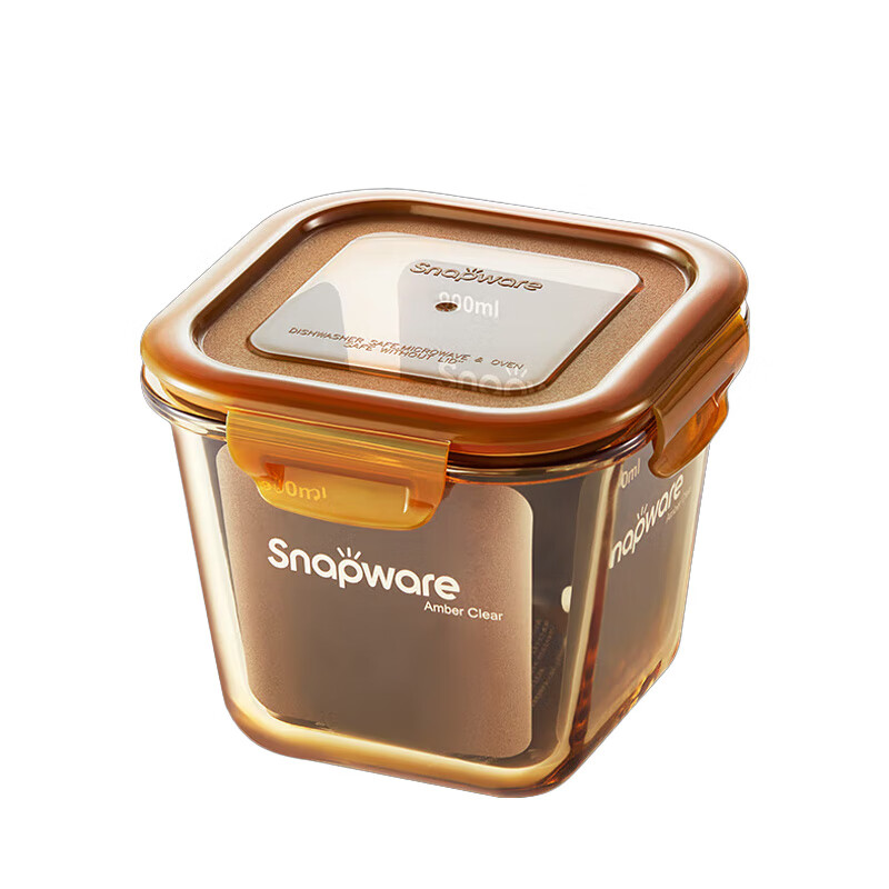 Corning tableware 900ml high temperature resistant glass lunch box soup box crisper lunch box 900ml crisper box