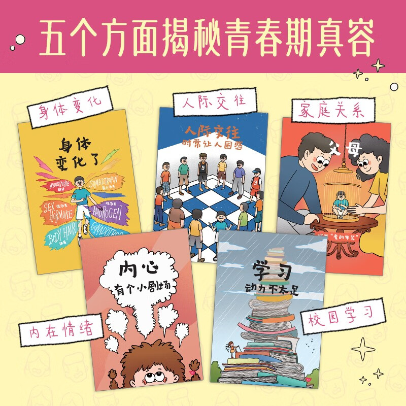 Novice Teenage Growth Plan, Boys Edition, Comic Books, New Year's Products, Winter Vacation, Extracurricular Readings for Primary School Students, Children's Books, Children's Books, Puberty, Youth Sex Education, Must-Read Parenting Books, Family Education, Children's Encyclopedia, Children's Books for 11-14 Years Old