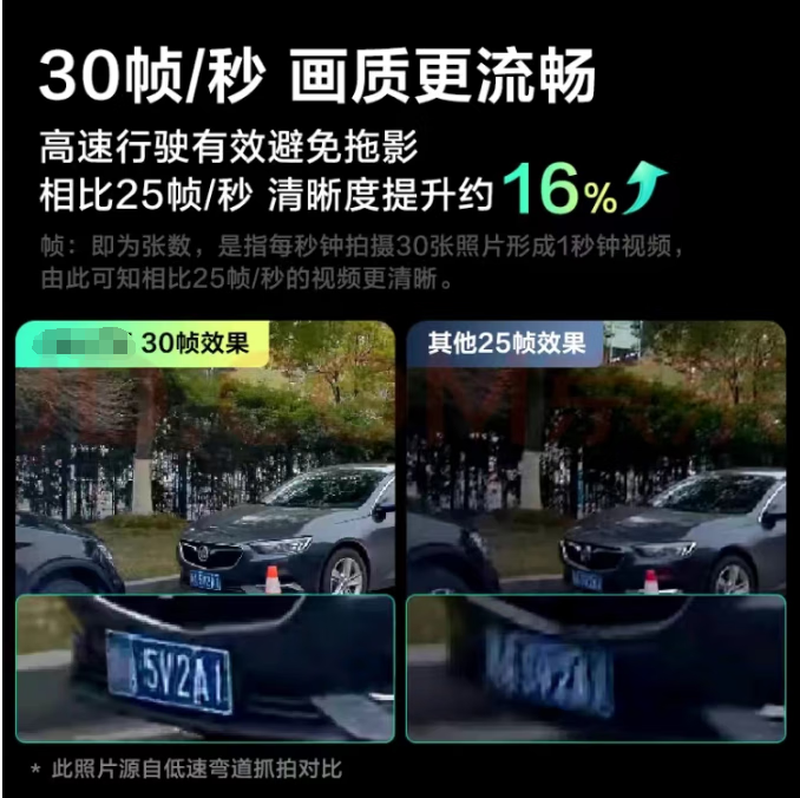 25-year new center console car driving recorder, ultra-clear night vision, 360-degree rotating wireless panoramic monitoring, 4K center console ultra-clear model, free 64G memory card, cigarette lighter/USB power supply