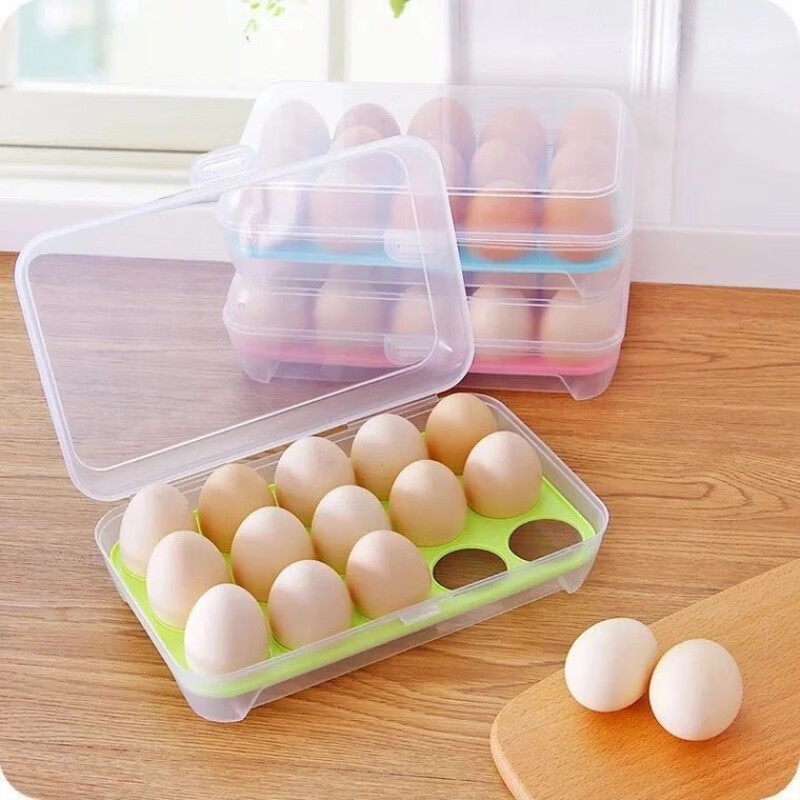 An Junsheng kitchen 60-compartment egg storage box for refrigerator egg crisper multi-layer egg box plastic egg tray egg crisper 29+1 compartment #2 pieces/2 layers*