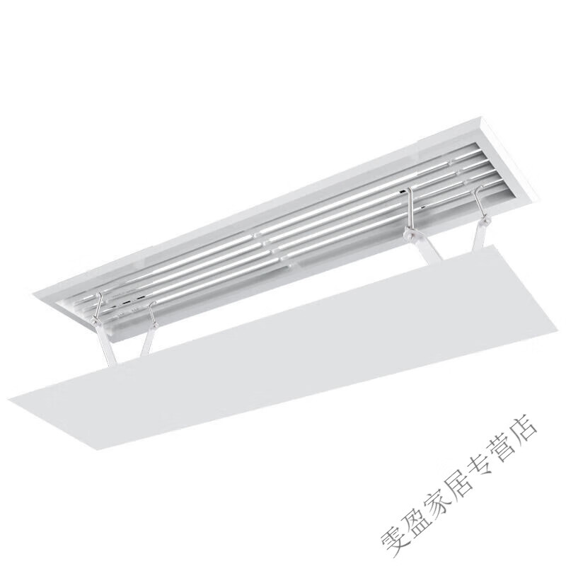 Qinkai central air conditioning square air outlet windshield ceiling windshield ceiling machine anti-direct blowing wind guide fabric thickened plastic steel type ceiling 30*20