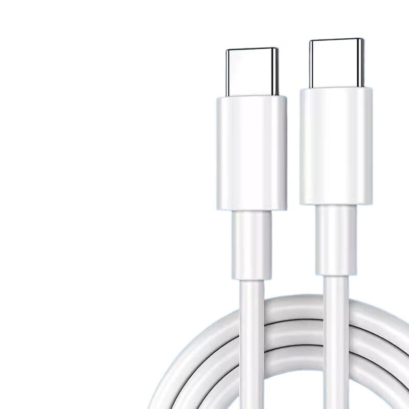 OKEBY is suitable for Huawei Xiaomi dual-port tpyec male-to-male macbook dual type-c data cable double-head PD fast charging 1 pack 6A dual type-c 0.25 meters fast charging without damaging the machine