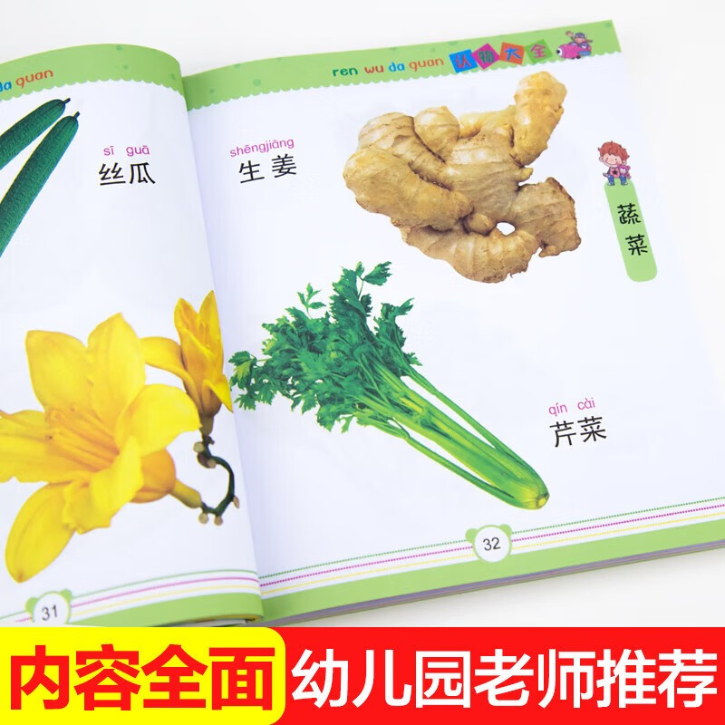 Children's literacy 1680 words + children's object recognition phonetic version, a full set of 2 volumes of authentic pinyin reading books, children's literacy enlightenment card, kindergarten word recognition artifact, children's baby reading pictures to learn characters and objects, enlightenment early education picture book, baby one, two and three and a half years old, brain puzzle development toy book, children's book