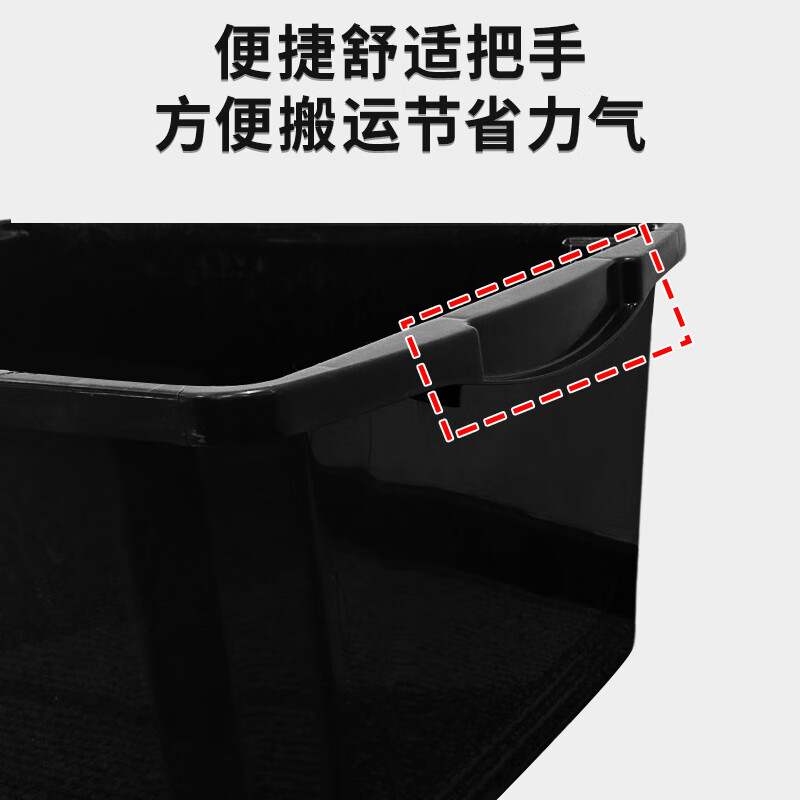 Gulihuang turnover box industrial product storage box plastic logistics box storage box finishing box large 705*445*225mm without cover