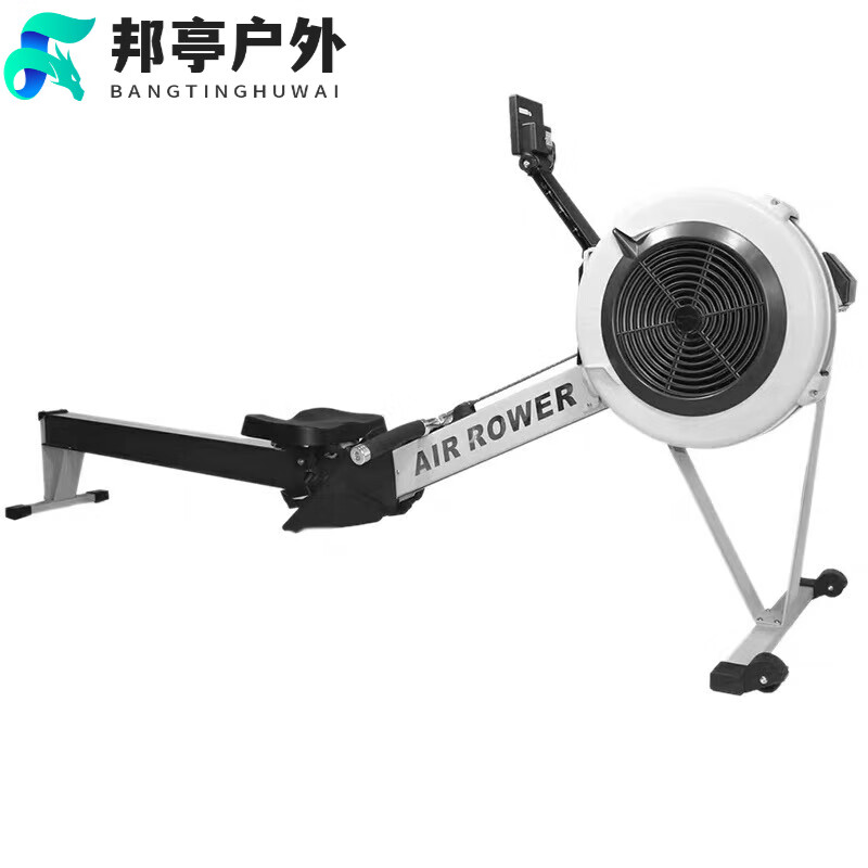 OEMG Germany imported quality c2 wind resistance rowing machine gym commercial rowing boat home folding non-water resistance rowing machine black (main frame warranty 3 years, accessories 1 year)