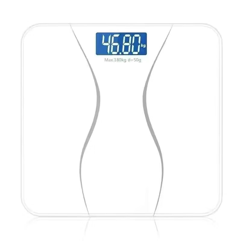 Body weight scale smart body fat scale electronic scale human body small human body home precision charging weight loss special body scale precision body fat scale battery model pearl white
