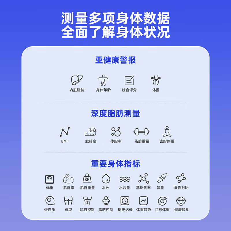 Supports Huawei HiLinK connection, smart body fat scale, electronic scale, human body home weight scale, human body scale, dedicated for weight loss and weighing, HUAWEI eco-certification, battery model - white