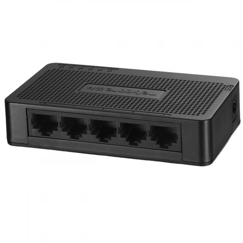 Leike second-hand Leike household 5-port 8-port 16-port network switch splitter plug-and-play 100M school dormitory monitoring second-hand Leike 5-port 100M new model + power supply second-hand