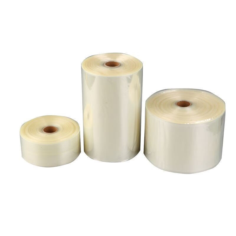PVC heat shrink film tube 5 30cm hot air shrink film packaging plastic film thickened large roll type plastic film 6cm wide 1 pound (about 83m) 1 pound free shipping