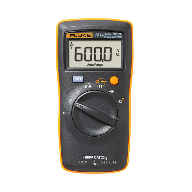 Fluke multimeter high-precision electrician special buzzer digital multimeter fully automatic smart mini home F101+ (with TL31 special tip pen)