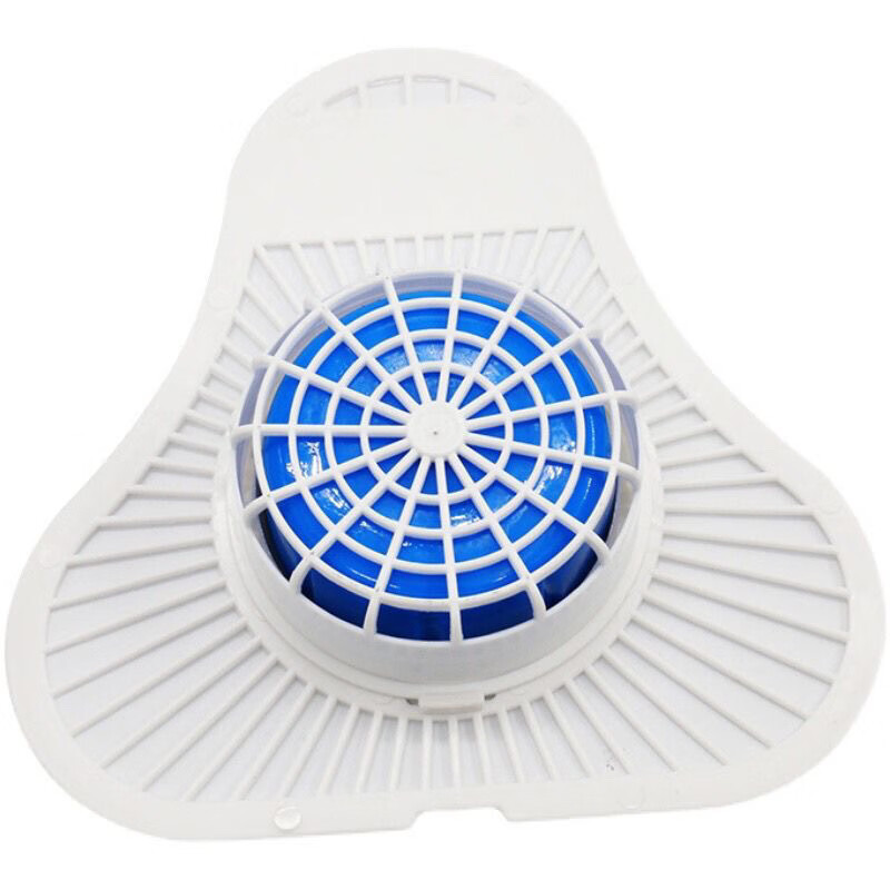 Men's toilet urinal deodorizing fragrance block aroma ball filter triangle block odor removal artifact urinal splash pad 2 pack