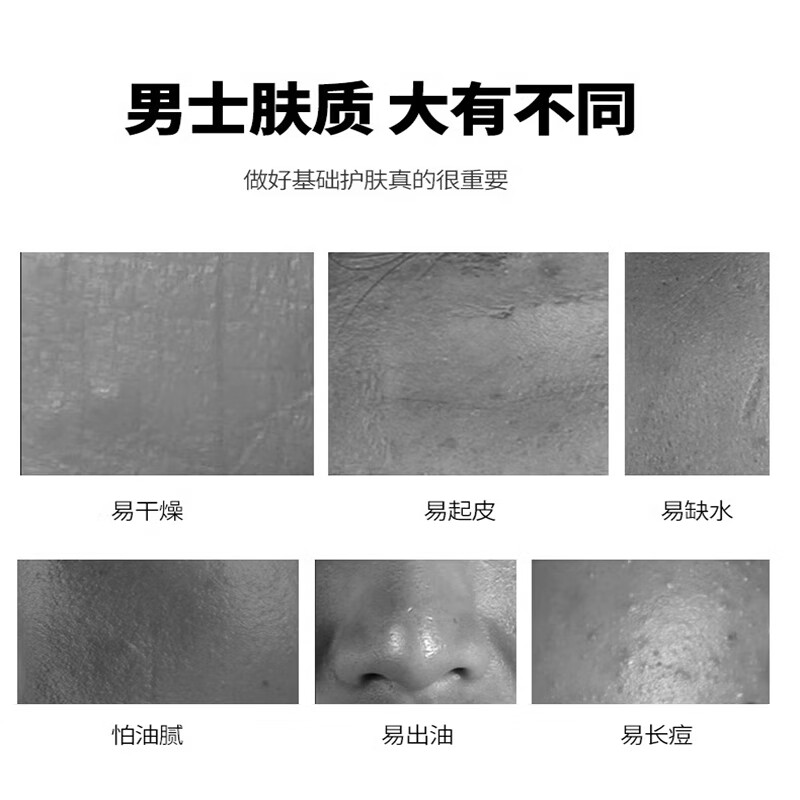 MdoC Men's Facial Cream Moisturizing Lotion Firming, Elastic, Anti-wrinkle and Brightening Skin Care Three-in-One 150ml Birthday Gift