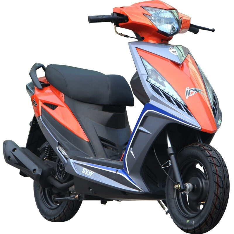 Jiefan (JF) battle speed scooter motorcycle scooter moped street car 125cc fuel mobility scooter matte black standard model