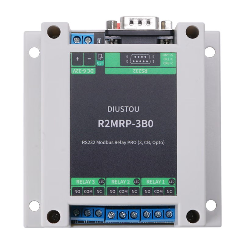 Throwing stones RS232 serial port control relay Modbus RTU relay PLC control control module smart switch 3-way